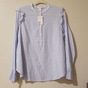 H&M Pinstriped shirt